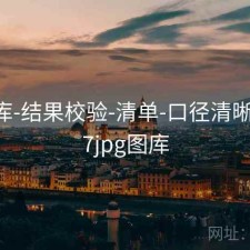 77图库-结果校验-清单-口径清晰透明，7jpg图库