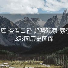 123图库-查看口径-趋势观察-索引，123彩图历史图库